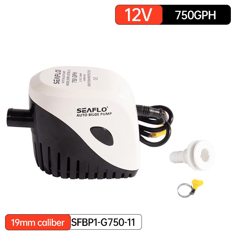 Automatic Boat Bilge Pump DC Submersible Electric Water Pump Small 12 V Volt 750 1100 GPH Auto 12V750