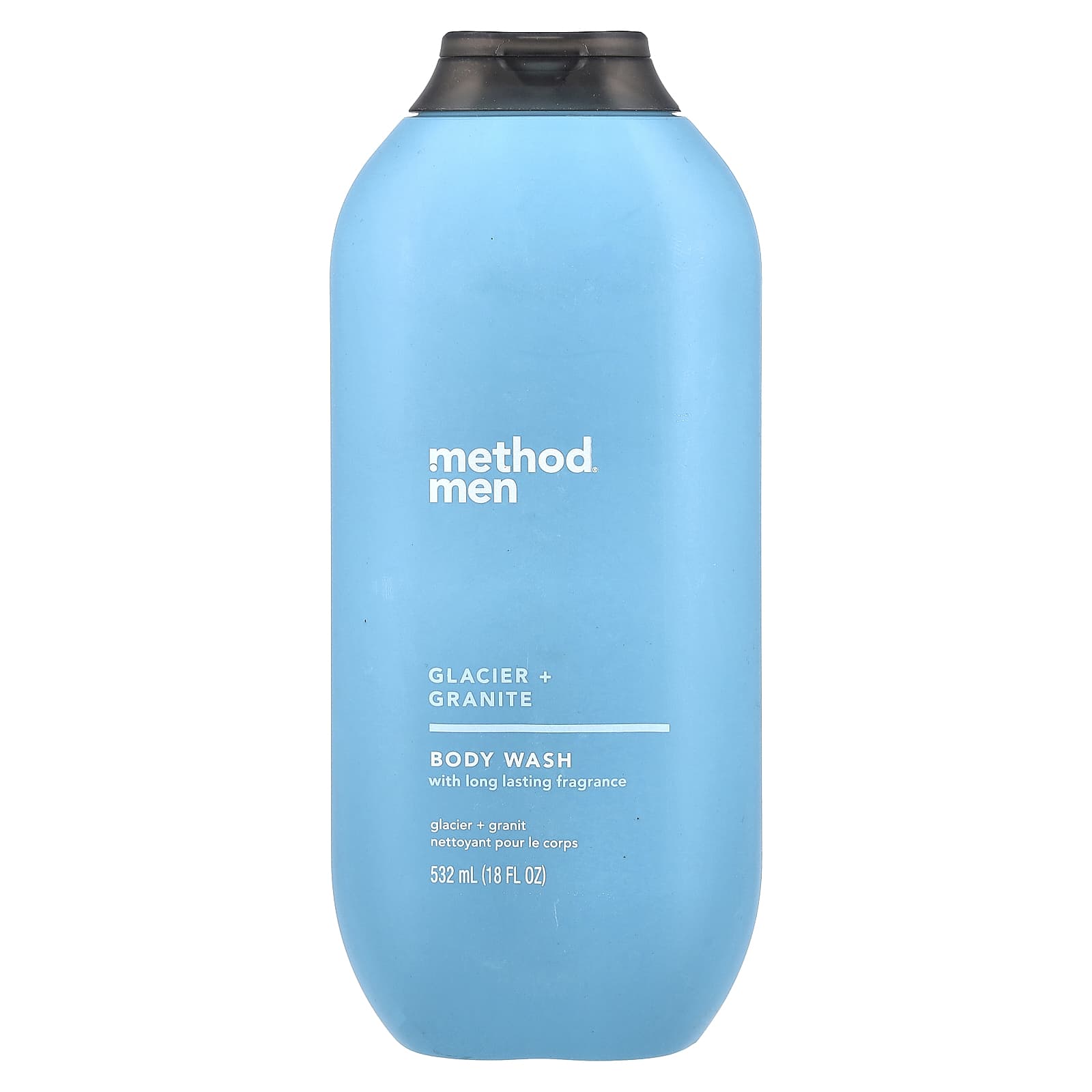 

Method, Men s, Body Wash, Glacier + Granite, 532 ml (18 fl oz)