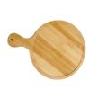 Bamboo Wood Pizza Tray Clear Texture Comfortable Hand Feeling Round Wooden Pizza Serving Plate