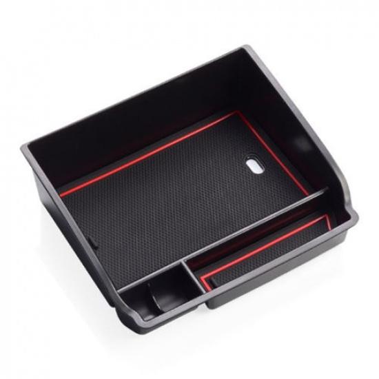 Car Armrest Storage Box for Toyota Hilux 2015- Center Console Organizer Tray