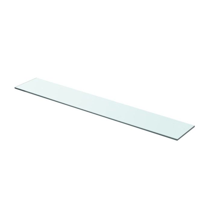 VidaXL Panneaux d'étagère 2 pcs Verre Transparent 80 x 12 cm