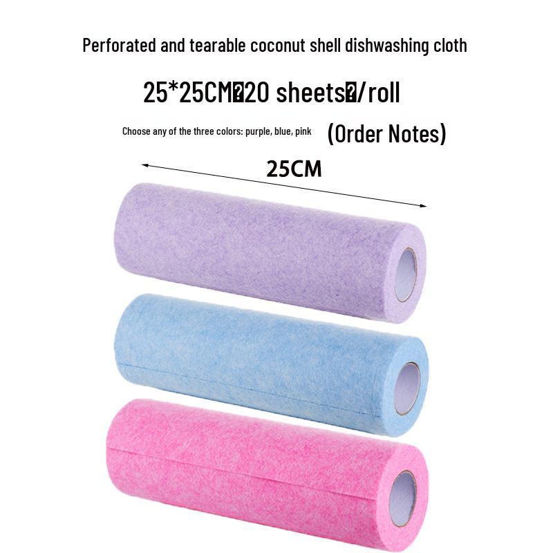 Bamboo Fiber Non-Stick Kitchen Dish Cloth - Thick, Absorbent, Weekly Disposable