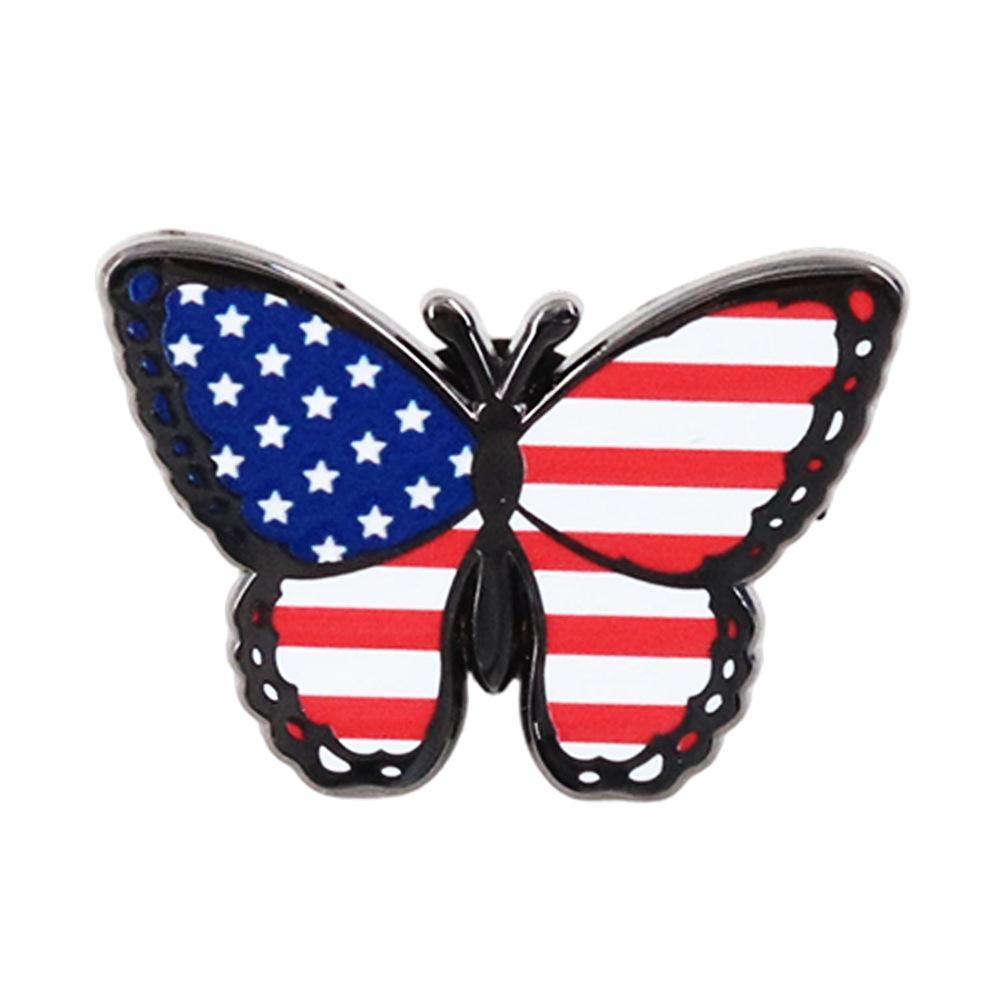 

Butterfly Flag Brooch - Creative Festival Fashion Accessory Gift