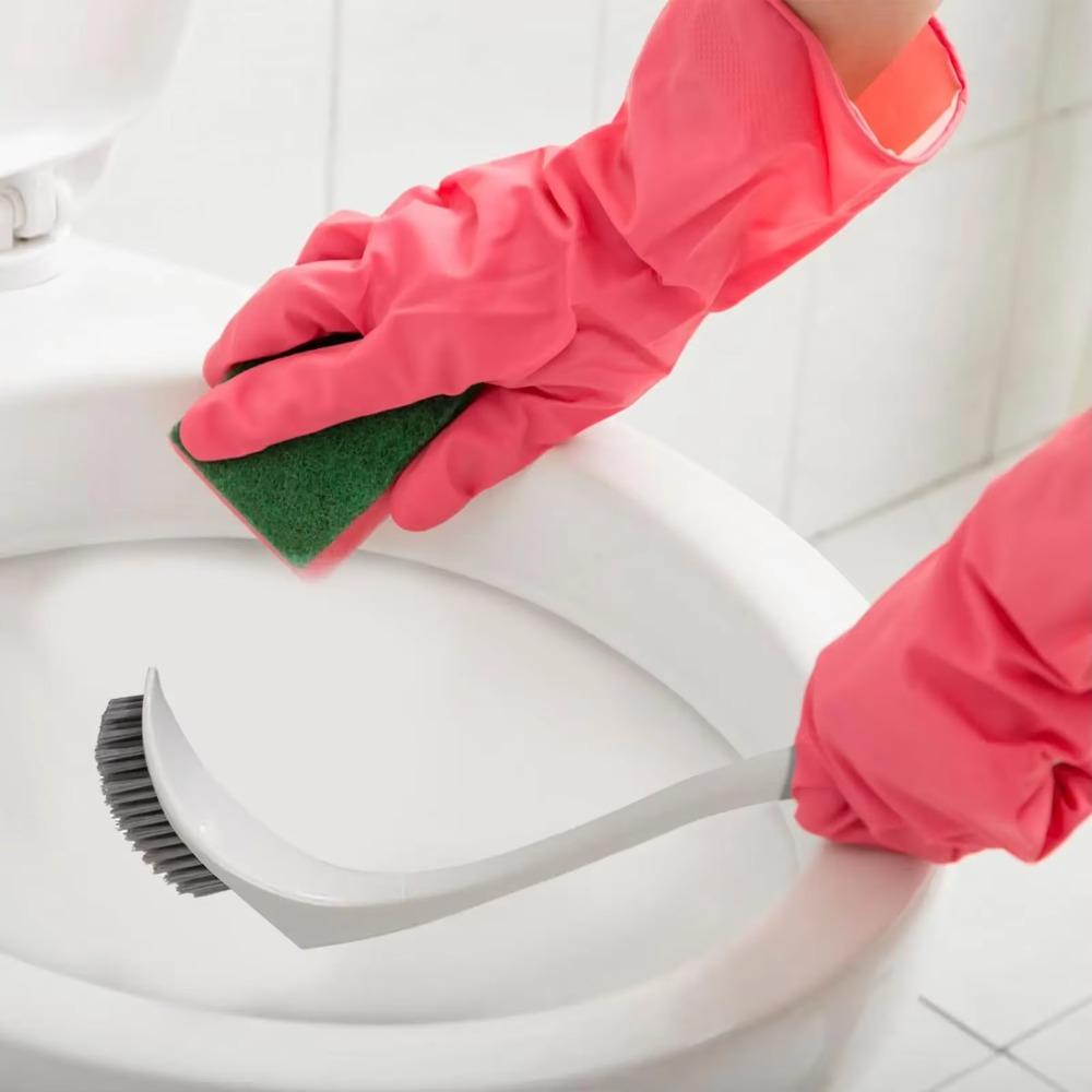 Cartoon Toilet Plunger Dense Bristle Head Toilet Cleaning Brush Long Handle Toilet Brush  Bathroom