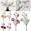 Multicolor Artificial Magnolia Flower Accessories PU Yulan Artificial Flower Chinese Style Small Buds Simulation Flower Stem
