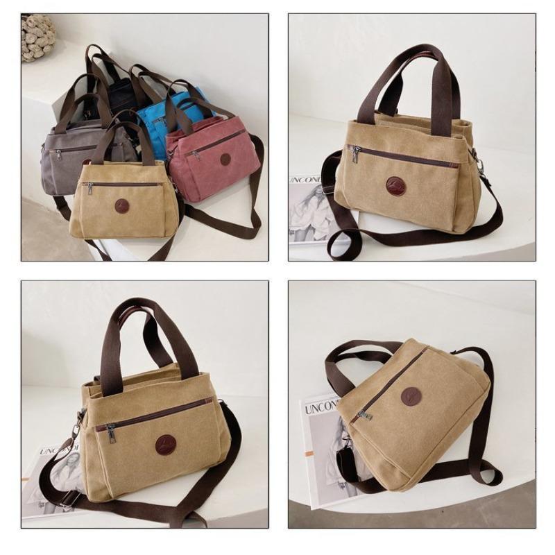 Women Canvas Bag Handbags for Women Shoulder Messenger Crossbody Tote Large Capacity Work Bags