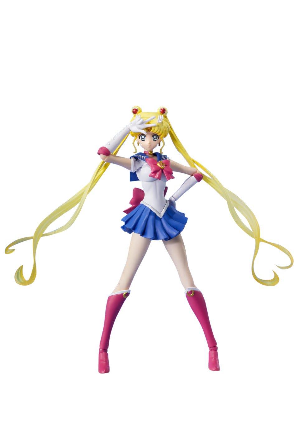 TAMASHII NATIONS Прекрасная Воительница Сейлор Мун Сейлор Мун Хранительница Сейлор Мун 135 мм ПВХ АБС Окрашенная Подвижная Фигурка S.H.Figuarts -Pretty Crystal-