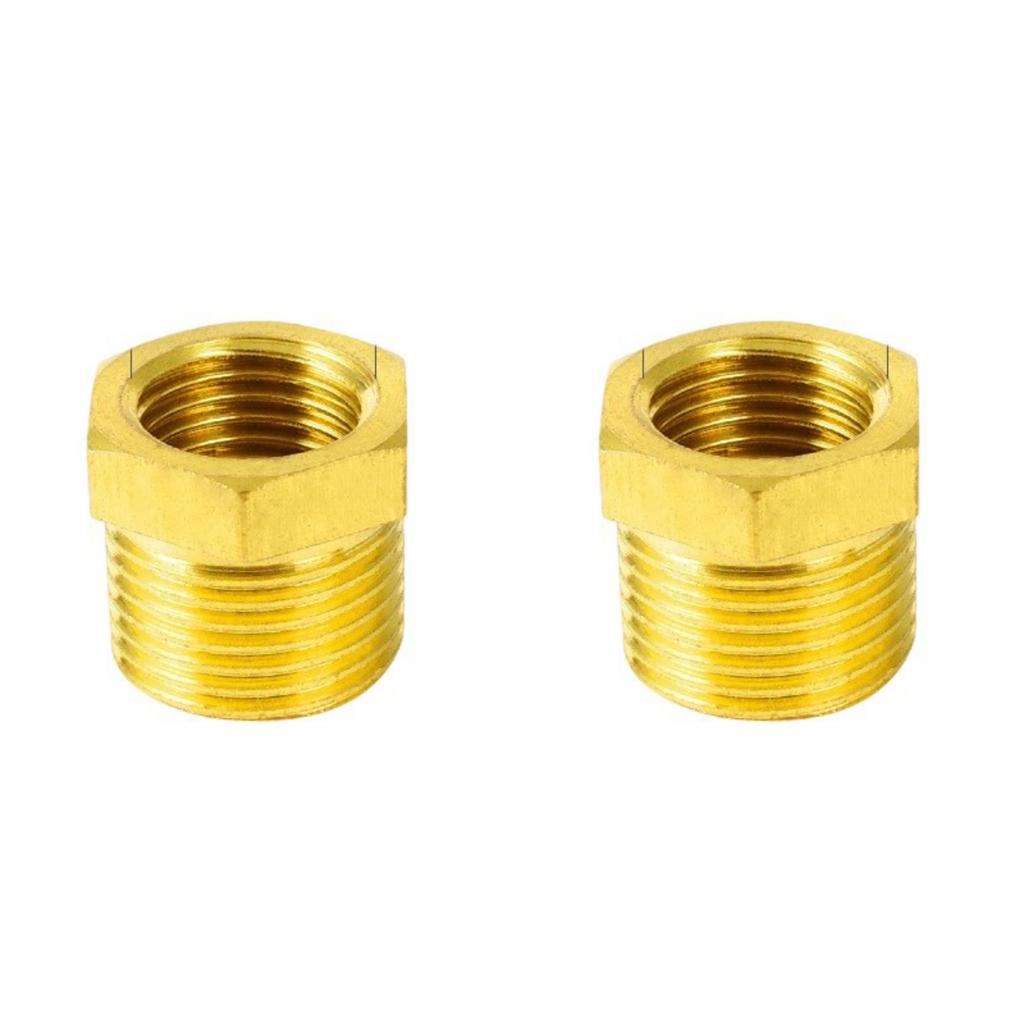High Pressure Brass Pneumatic Reducer Fitting Multiple Size Hexagonal Socket Adapter For Industrial Air Systems