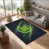 VfL Wolfsburg FC Fußball Muster Weicher Teppich Rutschfester Indoor Bodenbelag Sport Dekor Matte für Schlafzimmer