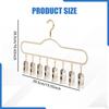 Balcony Underwear Hanger Sock Drying Rack with 8 Clips Space Saving Multipurpose Laundry Dryer