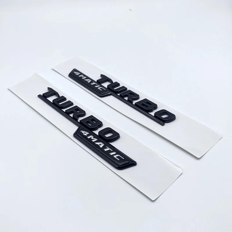 3D ABS Glossy Black Letters A35 A45 A45S Turbo 4matic Emblem for Mercedes-Benz AMG Car Fender Trunk Rear W176 W177 Logo Sticker