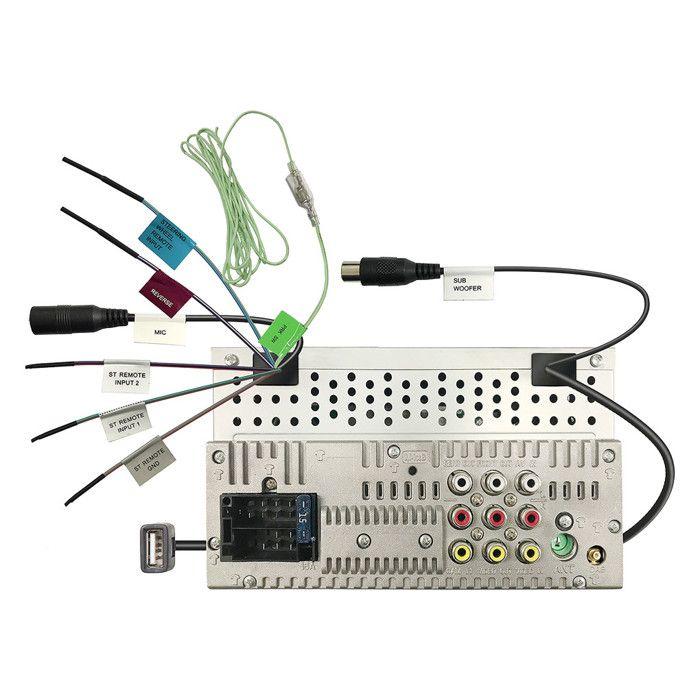 Kenwood DMX129DAB Ampli-tuner multimédia 2 DIN kit mains libres bluetooth, tuner DAB+, connexion possible à une caméra