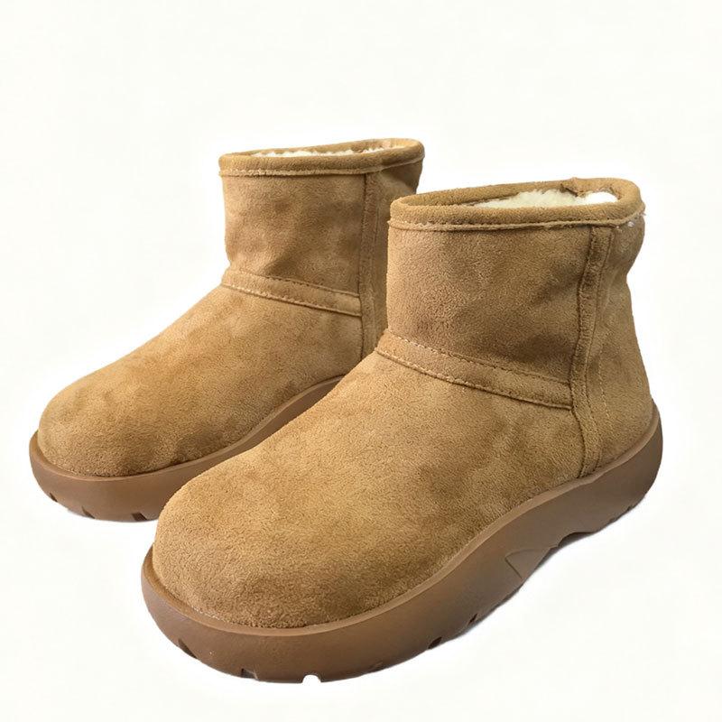 Bread shoes snow boots women's new winter shoes piled thickened women's shoes warm cotton shoes