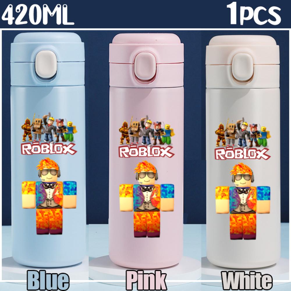 420ML Gourde Roblox Game Straight Drinking Cup Anime Water Bottle DynaBlocks 304 Stainless Steel Thermos Cup Holiday Gifts