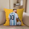 Fußball M-Messi Kissenbezug Sofakissenbezug Heimzimmerdekoration Kindergeschenk