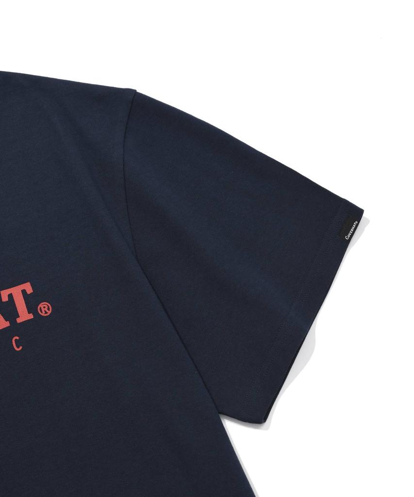 COVERNAT Authentic Logo T-Shirt Navy