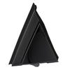 For FIAT 500 12-17 LEFT DOOR MIRROR FLAG COVER MOLDING GLOSS BLACK