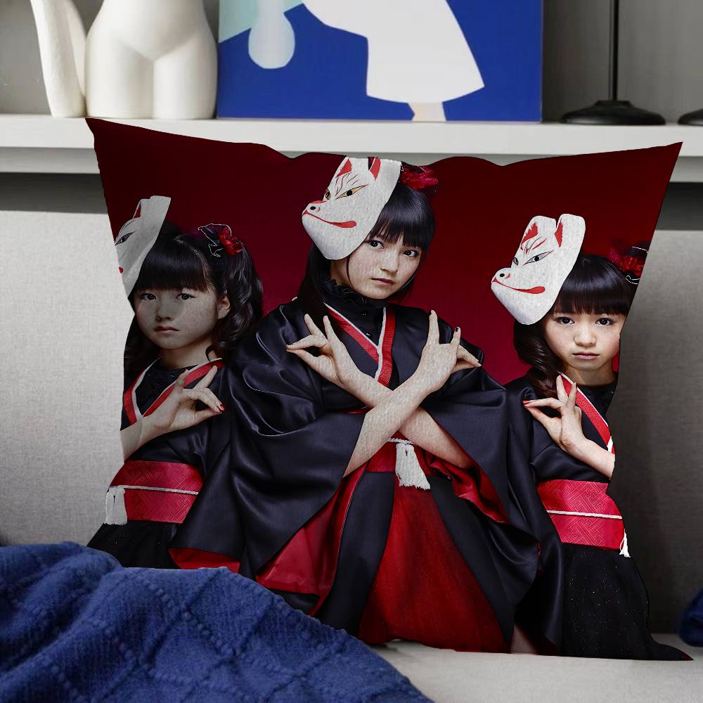 Japanese B-BABYMETAL Band Music Maple Design Cushion Cover Happy Autumn Harvest Decor Holiday Decorati Pillow Cover