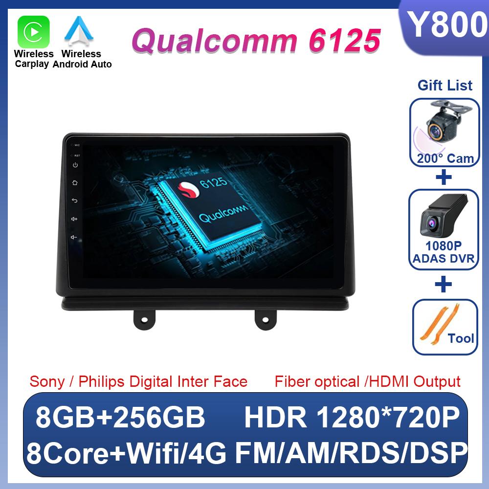 Car Radio For Fiat Doblo 2006 2 Din Multimedia Video Player Carplay GPS Navigation Wireless Android Auto Touch Screen 8 Core 5G