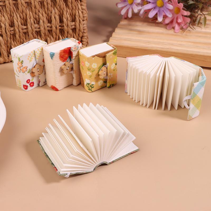 Mini Tragbares Handgemachtes Stoff Mittelgrob Aquarellbuch Handbuch Notizblock Skizzenbücher Studenten Kunstbedarf