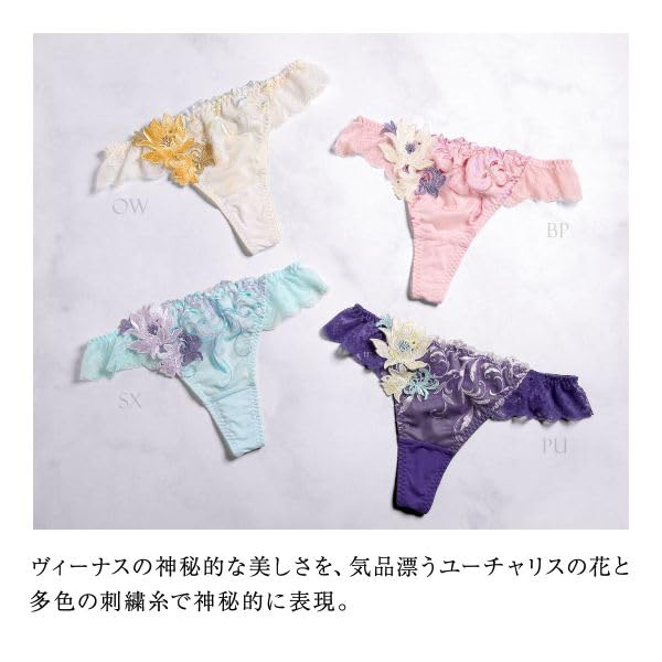 Himiko 024 Series L Lingerie Shorts, T-Back, Thong, Tanga, M, (BP-Baby Pink, L)