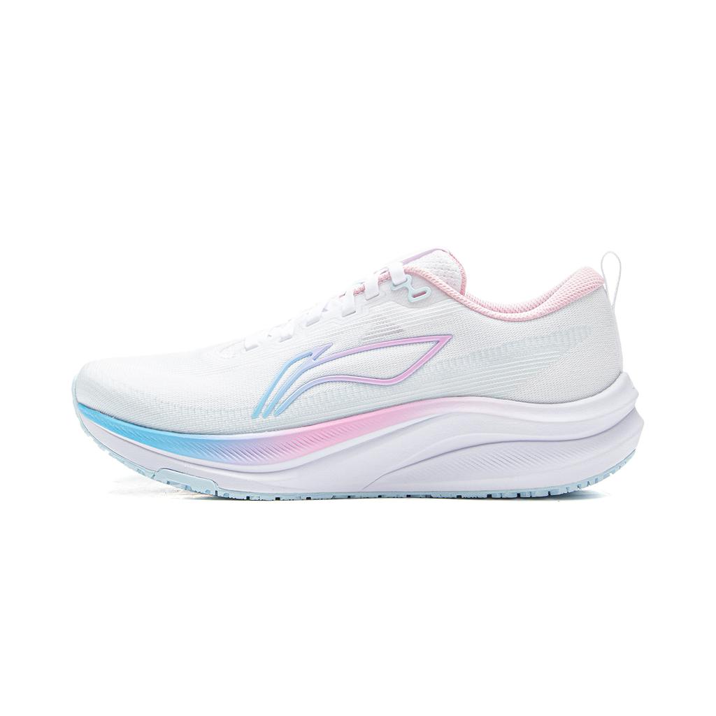 Li Ning Red Rabbit 8 Test Assessment Middle School Marathon Training Professional Running Shoes Women Sneakers White Blue ARPV004-18
