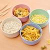 4 Pcs of Ri Bowls Creatively Thickened Food Grade Anti Drop Seasoning Bowls Household and Student Dormitory Portable Tableware