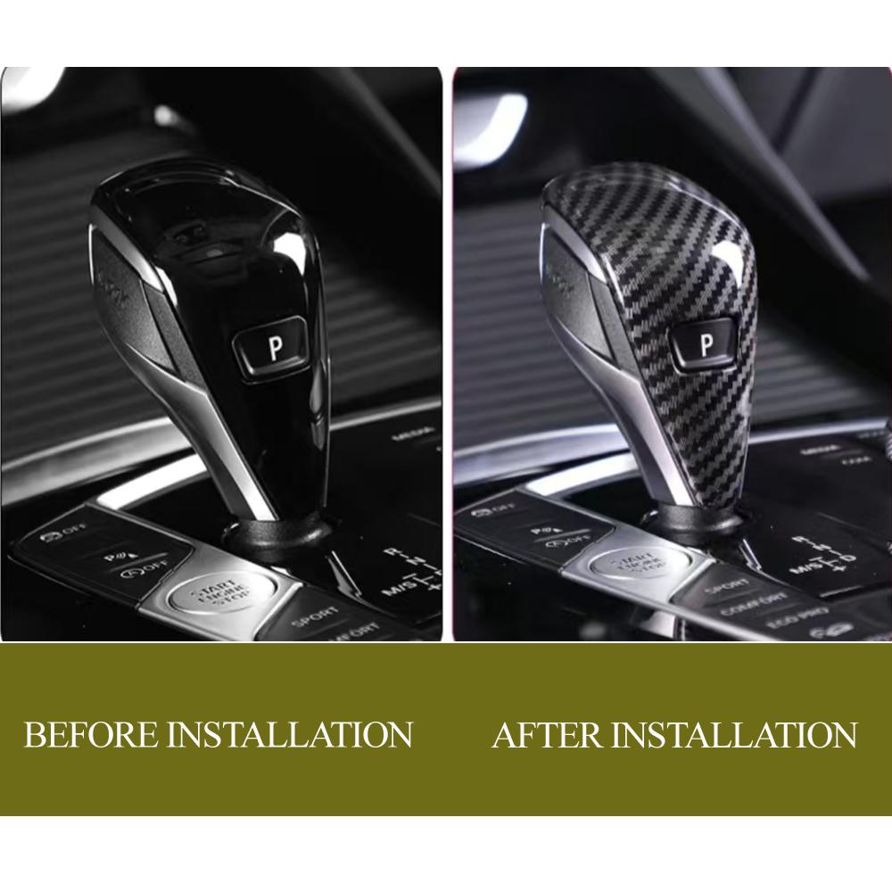 Car Gear Head Shift Knob Cover Handball Trim Sticker for BMW 2 3 4 Series G20 G21 G22 G23 G26 G29 Z4 G02  Accessories