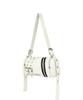 Illigo Line Buckle Cylinder Bag White