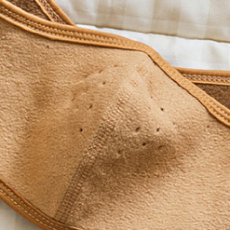 Daiso Three Dimensional Mask Type Cold Weather Pad Brown