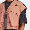 Adidas City Escape Premium Vest Color Block Logo Sports Casual Short Vest Men Vests Rock-Brown IA0014