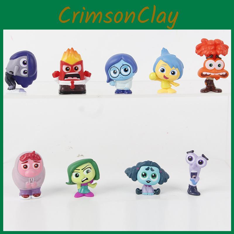 Whimsical Inside Out Q Version Pvc Figurines Set For Creative And Fun Playtime