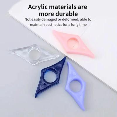 1pcs Thumb Book Page Holders Acrylic Press Bookmarks Press Book Reading Aids Thumb Bookmarks