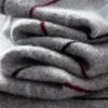 Women's Pure Cashmere Stripe Sweater - Autumn/Winter Loose Fit, Round Neck, Long Sleeve Pullover Jumper