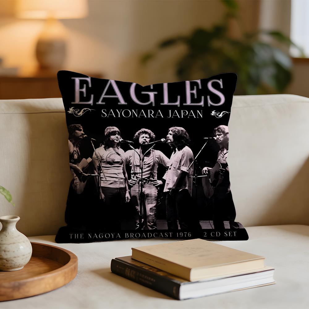 

The EEagles Band Cushion Cover Short plush pillowcase for bed sofa carwashable 30x30cm