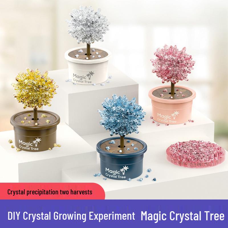 

DIY Crystal Growing Magic Tree: Educational Toy for Primary Students
