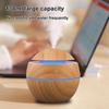 Creative Vase Humidifier Wood Grain Usb Colorful Lamp Office Air Humidifier Ball Marquee Essential Oil Diffuse Aroma Diffuser