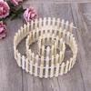 3Pcs 100cm X 5cm Miniature Fence Wood Picket DIY Micro Garden Decoration Durable Handicraft Gift for Friends Garden Mini Fence