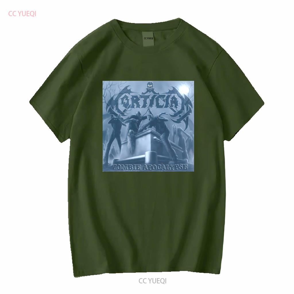 Mortician T Shirt Large Zombie Apocalypse devourment necrophagia incantation long or short sleeves vintage Washed Casual