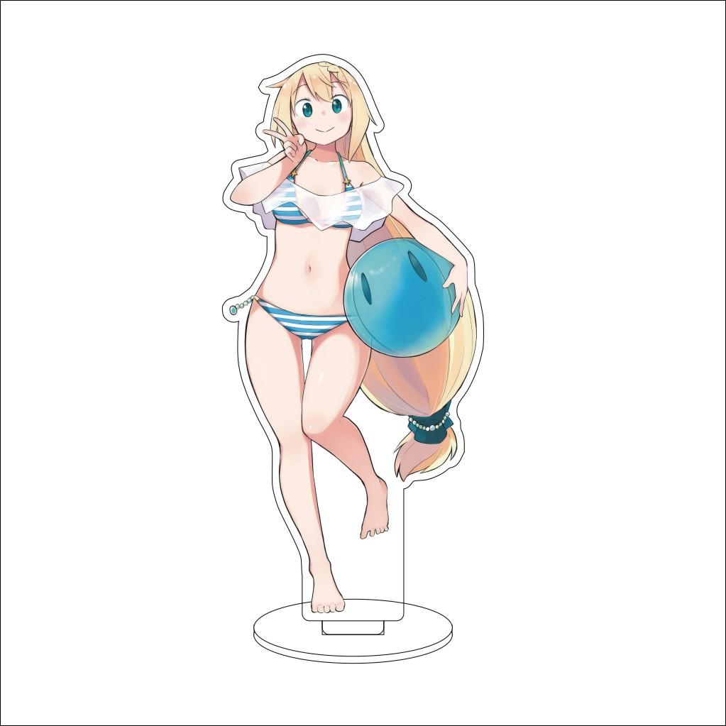 16CM Anime Cosplay Acrylic Stand Ornaments Azusa Falufal Sharula Haruka Flattelude Figure Stand Halloween Gifts