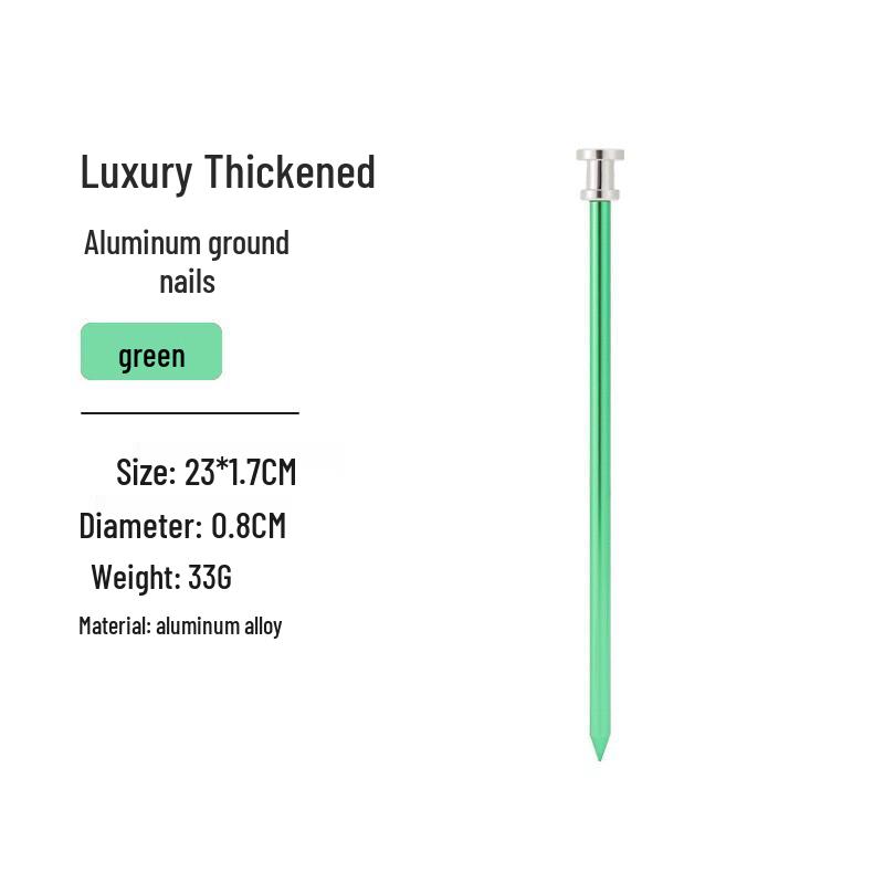 

Ultra-light Aluminum Windproof Tent Pegs - Portable Ground Stakes for Camping