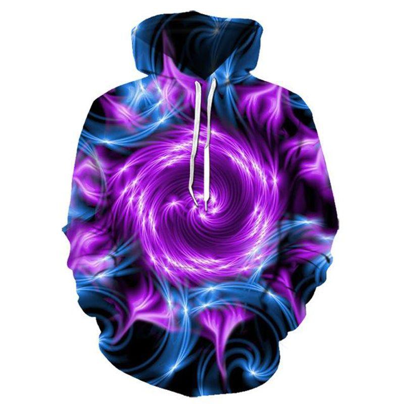 

3D Colorful Print Pullover Hoodie 3D Colorful Printing Pullover Hooded Sweatshirt CBW-679 5XL