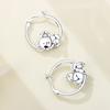 S925 Sterling Silver Cute Koala Animals Earrings Hoop Earrings Women Jewelry Original Trendy Anniversary Gifts