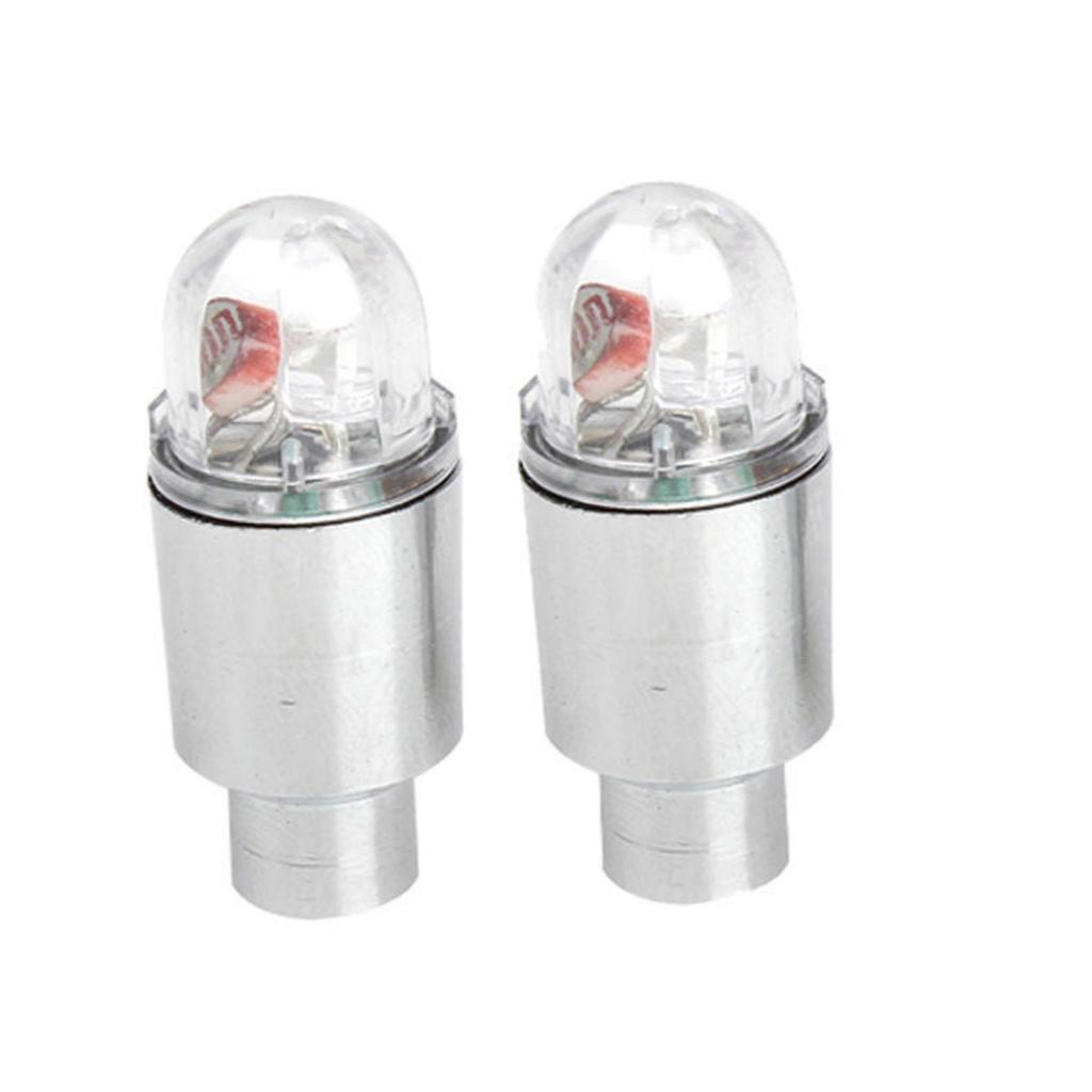 Fahrrad Rad Reifen Ventil Kappe LED Lichter Dekorative Lampe