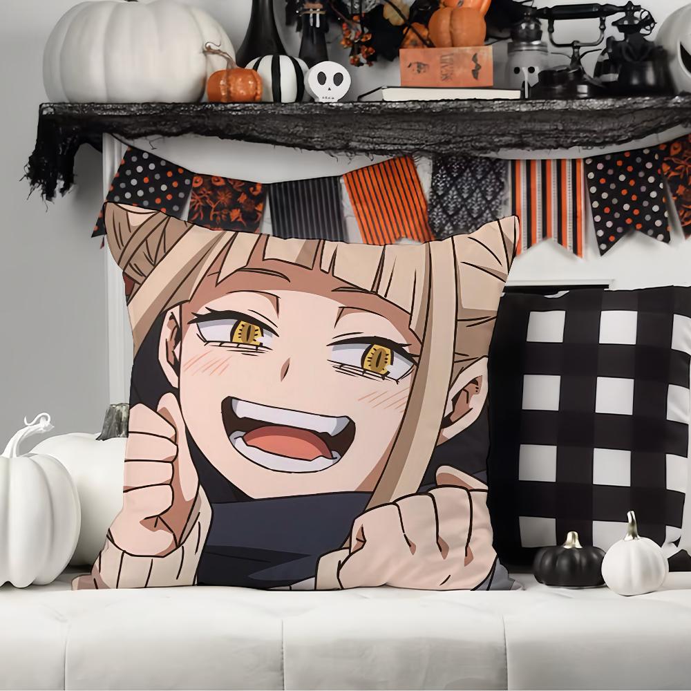 M-My H-Hero A-Academia H-Himiko T-Tog  Pillow Case Office Cushions Suitable For Sofa Car Bedroom Decorative Cushion Cover