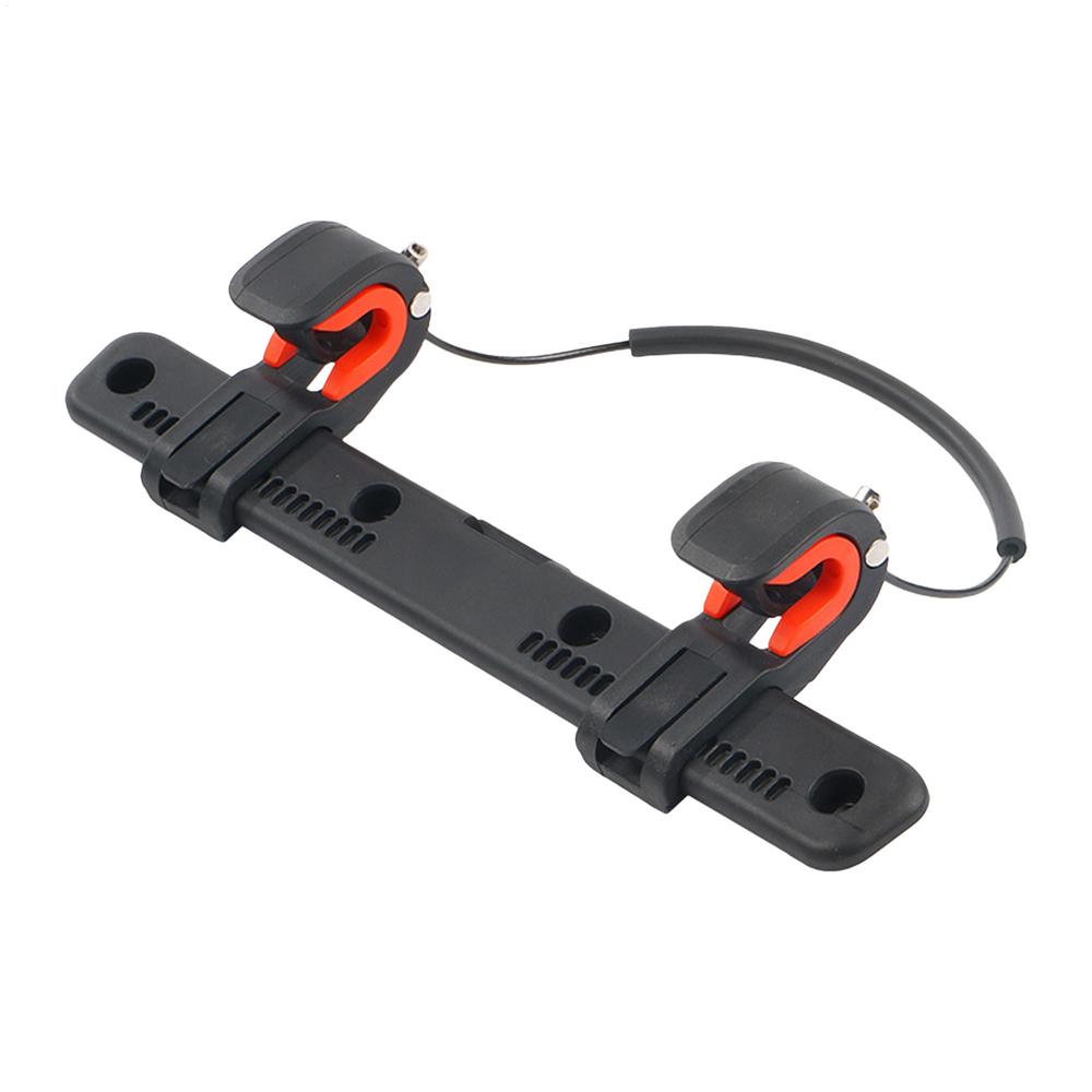 

Bike Bag Buckle Clip Adjustable Saddle Rack Bag Clip for Motorcycles Bicycle Saddle Rack Accessories for Bike Motorcycles чорний