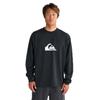 Amphibisch, Bergwellen-Logo, normale Passform, SURF Langarm-T-Shirt