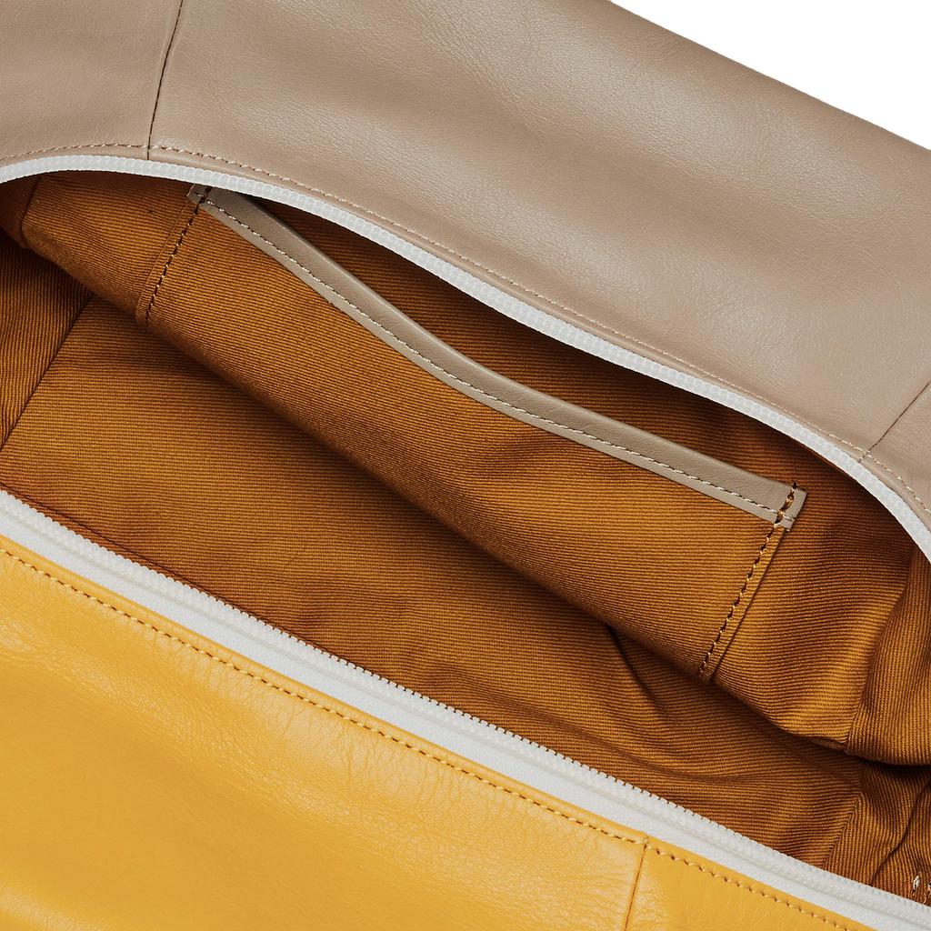 Handtasche Sand 52431 [Kitamura] Würfelförmig Y-1184 Damen Beige/Senf