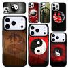 Capa Case for iPhone 17 Air 16 Pro Max 15 Plus 11 13 Mini 14 12 Back Phone Cover Eight Diagrams Taiji Yin Yang