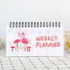 Kawaii Weekly Planner Notebook Diary Agenda Cure Diary Organizer Schedule Appointment Book Organizer Office Supplies Gifts